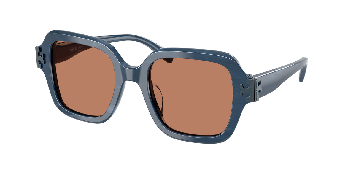 Tory Burch TY7231U Navy Marble Sunglasses