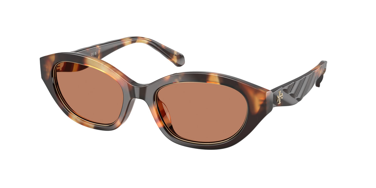 Tory Burch TY7232U Contrast Tortoise Sunglasses