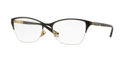 Versace VE1218 Black/Gold Eyeglasses