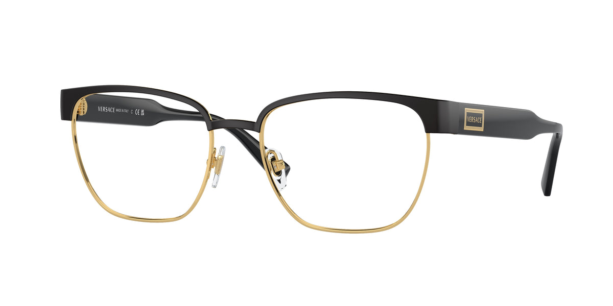 Versace VE1264 Black/Gold Eyeglasses