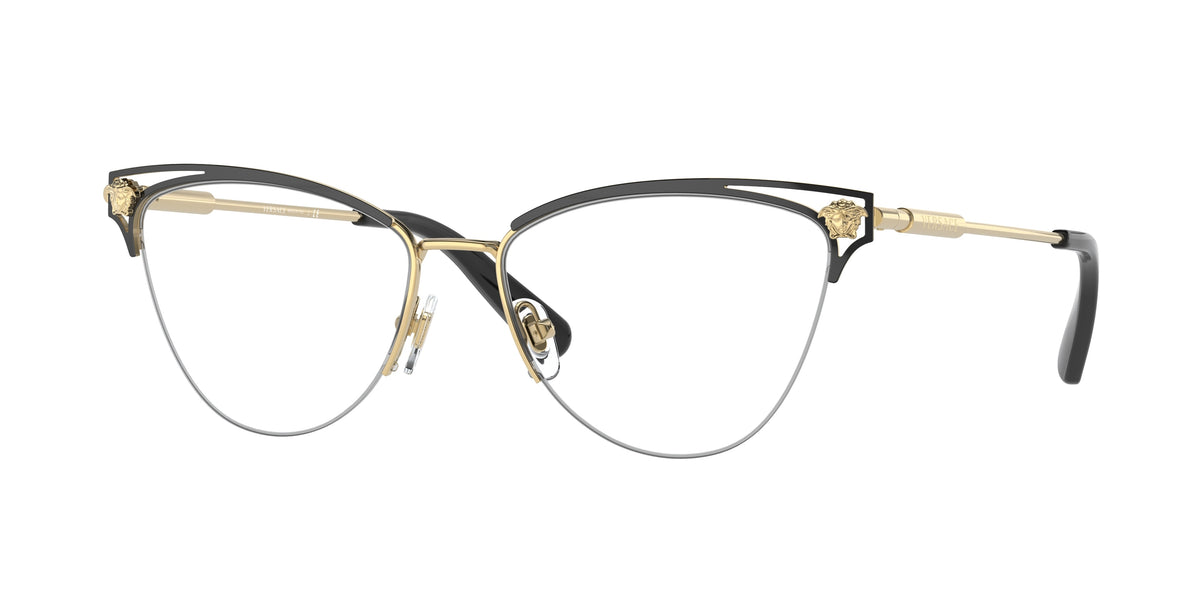 Versace VE1280 Gold/Black Eyeglasses