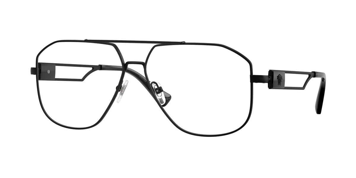 Versace VE1287 Matte Black Eyeglasses