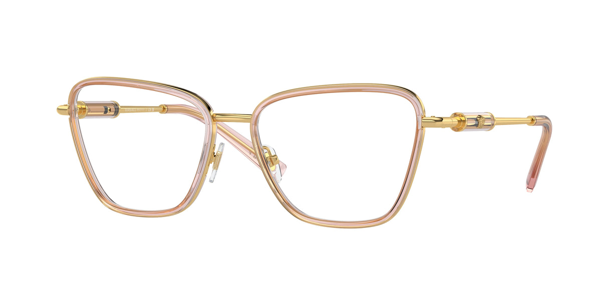 Versace VE1292 Peach Transparent Eyeglasses