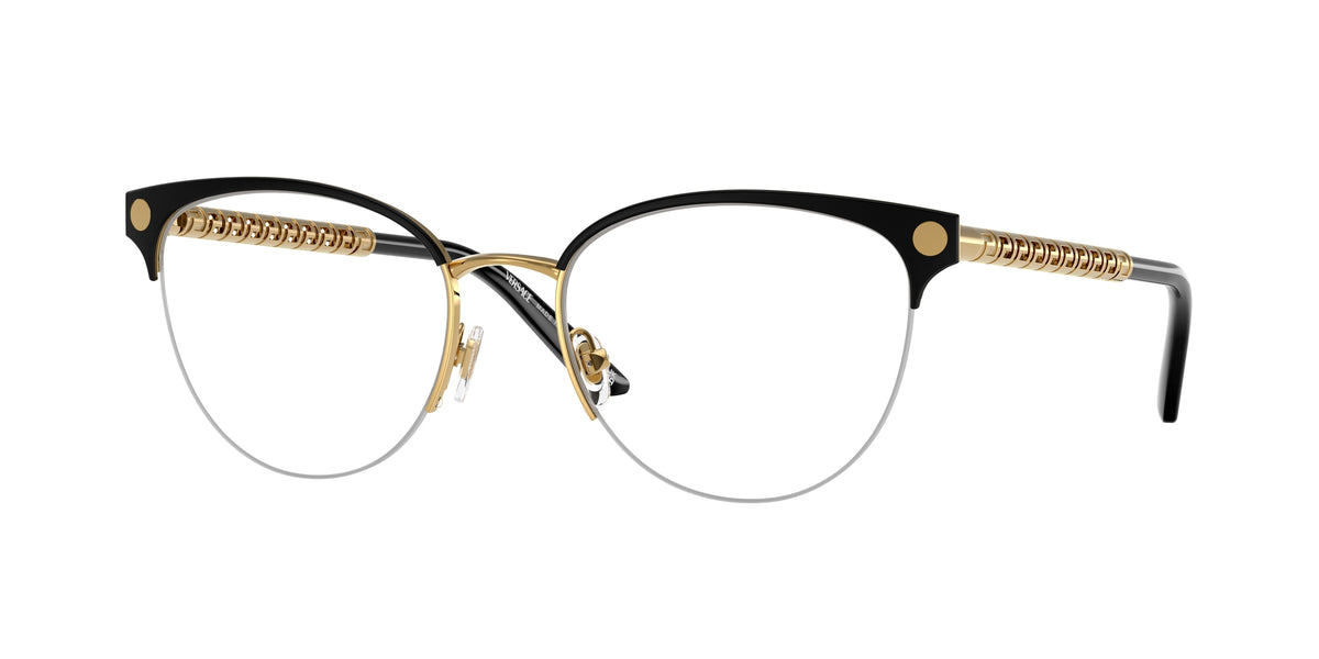 Versace VE1297 Gold/Matte Black Eyeglasses
