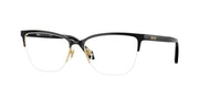 Versace VE1304 Gold Black Eyeglasses