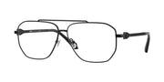 Versace VE1307 Matte Black Eyeglasses