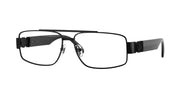 Versace VE1317 Matte Black Eyeglasses