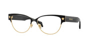 Versace VE1318 Black/Gold Eyeglasses