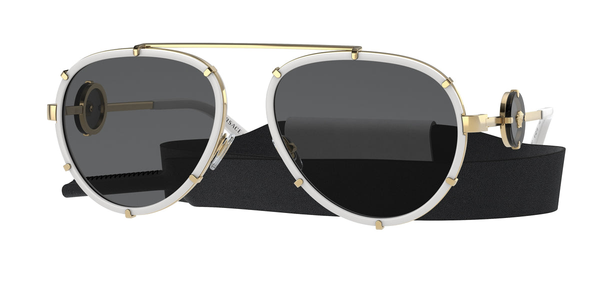 Versace VE2232 White Sunglasses