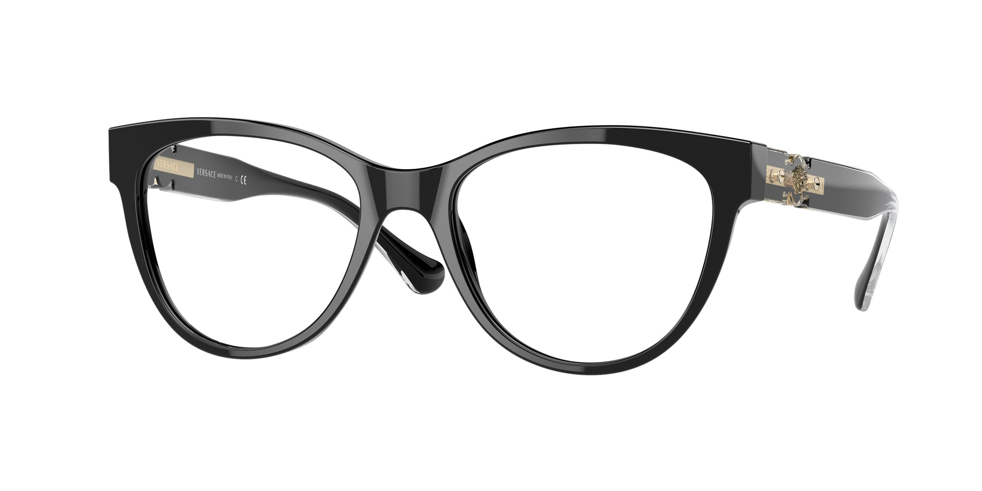 Versace VE3304 Black Eyeglasses