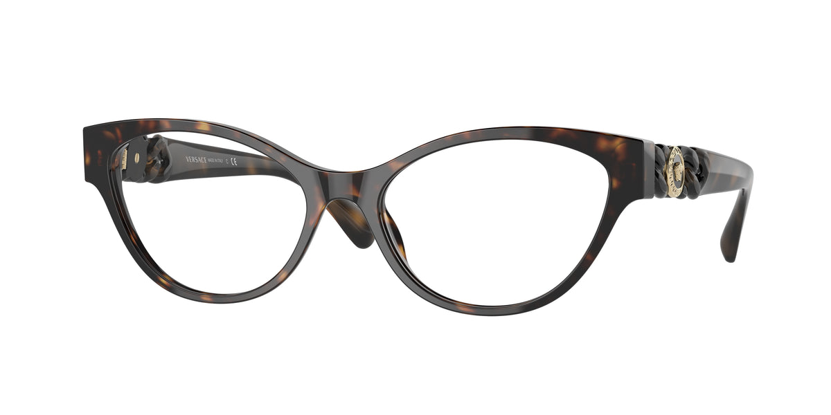 Versace VE3305 Havana Eyeglasses