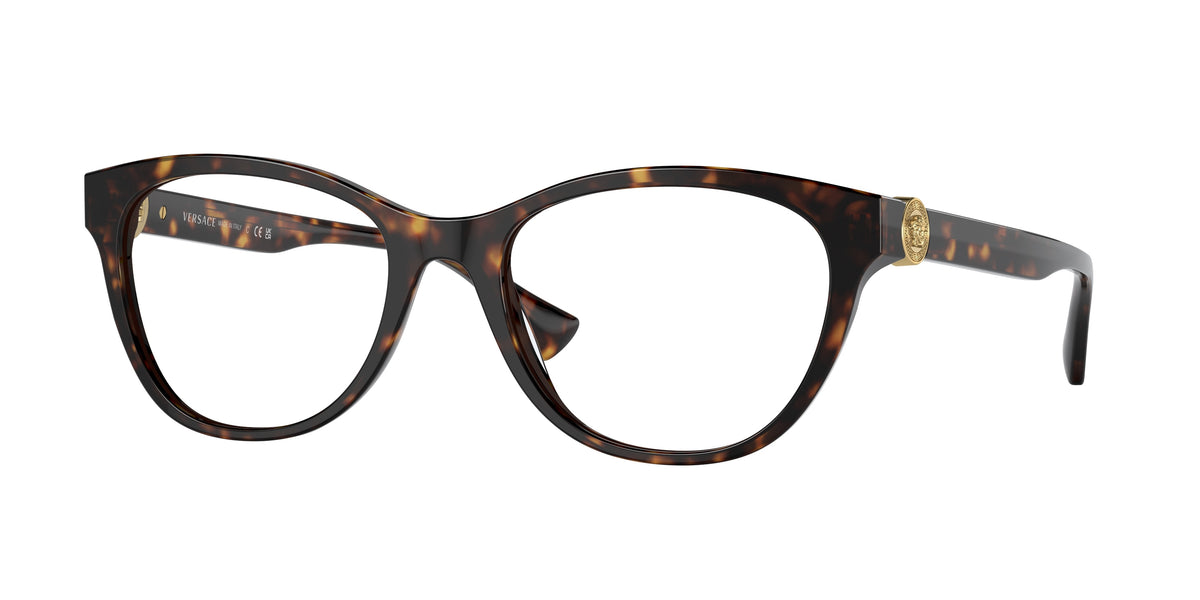 Versace VE3330 Havana Eyeglasses