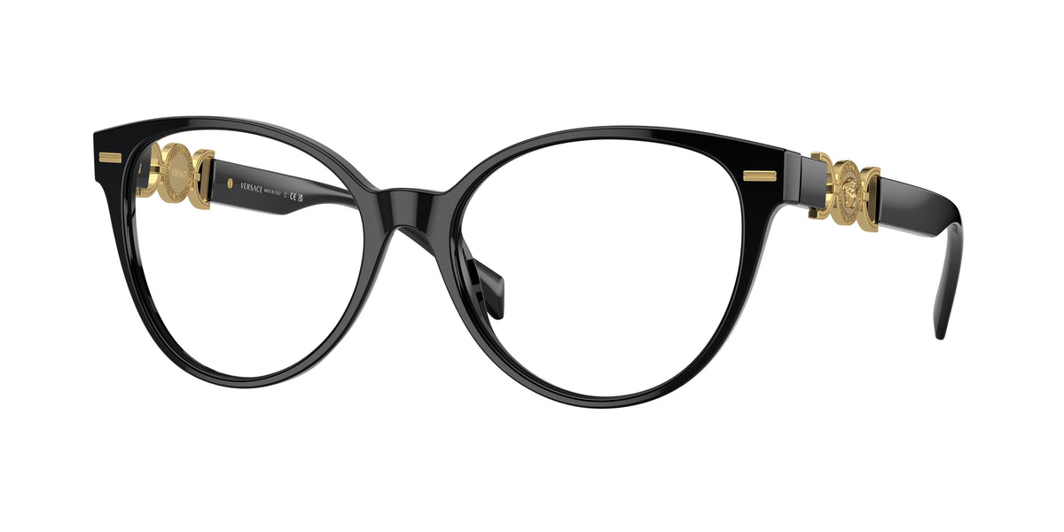 Versace VE3334F Black Eyeglasses