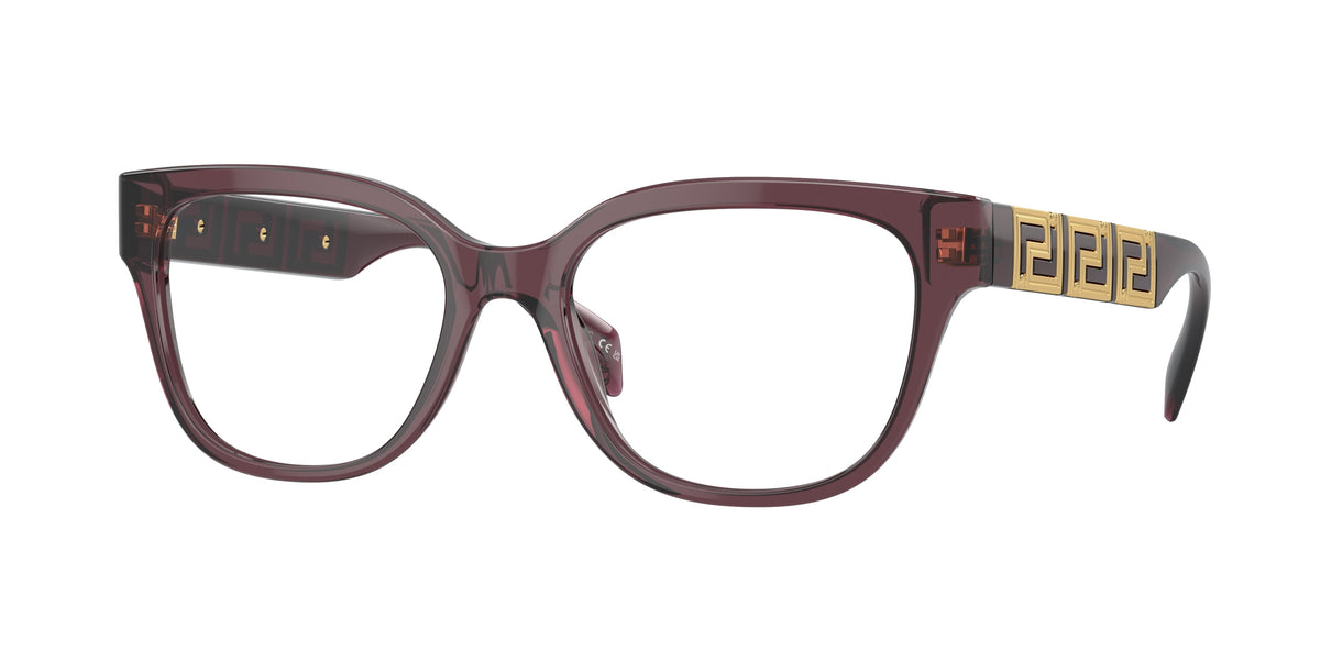 Versace VE3338 Transparent Violet Eyeglasses