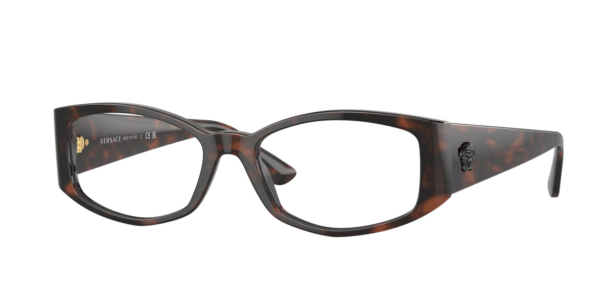 Versace VE3343F Havana Eyeglasses