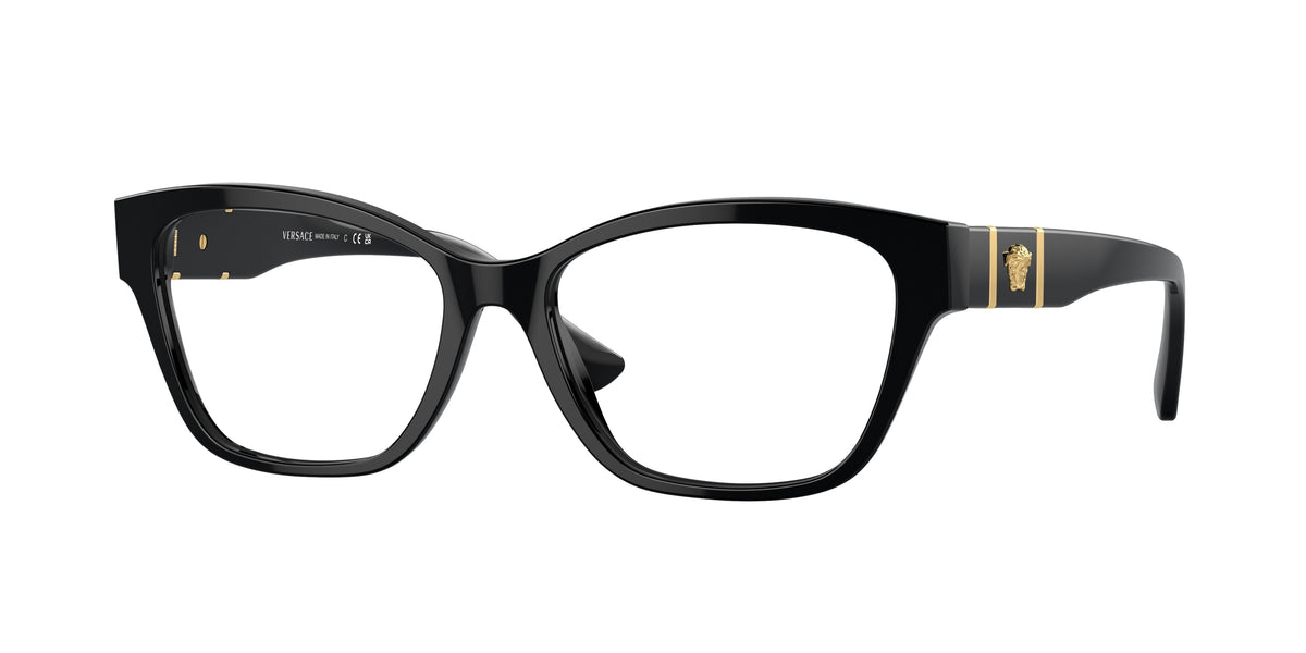 Versace VE3344 Black Eyeglasses