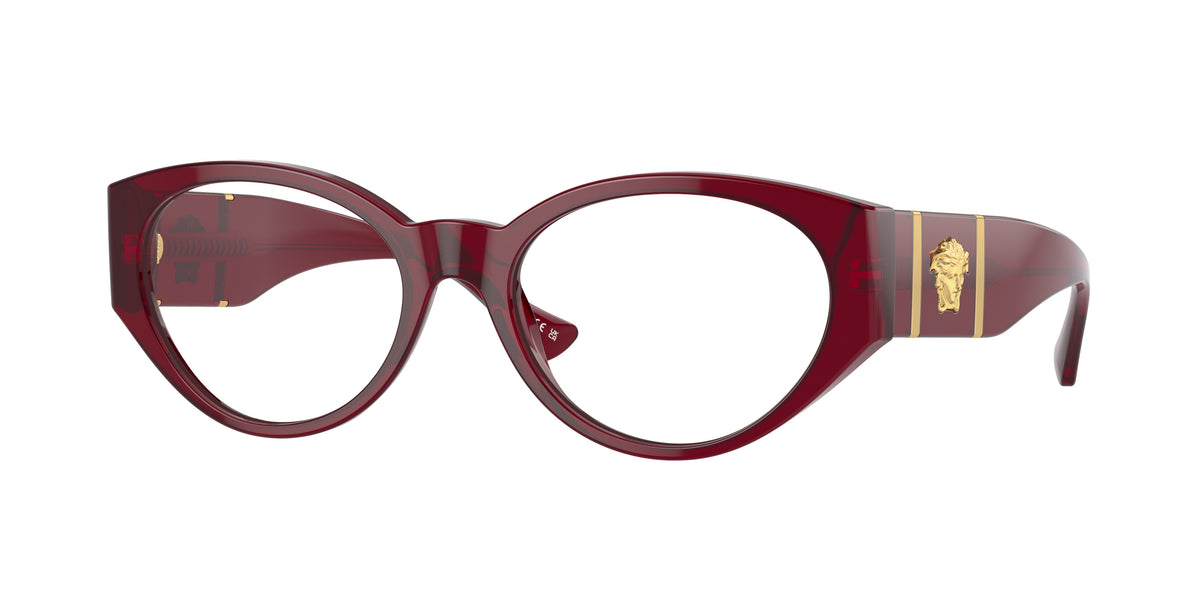 Versace VE3345 Bordeaux Transparent Eyeglasses