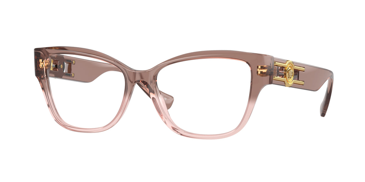 Versace VE3347 Pink Transparent Eyeglasses