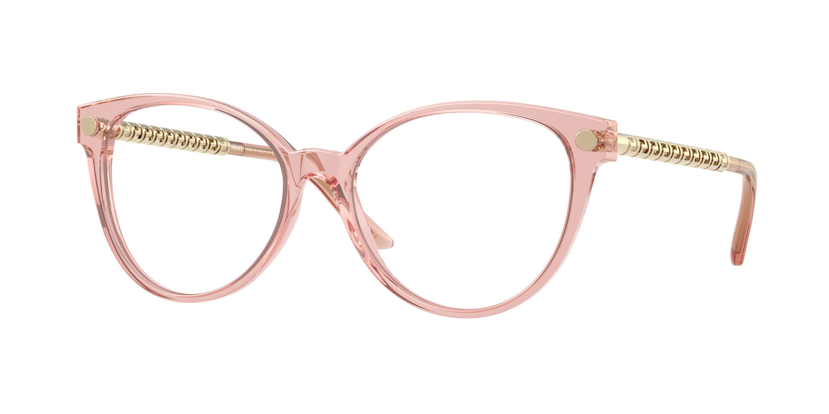 Versace VE3353 Transparent Pink Eyeglasses