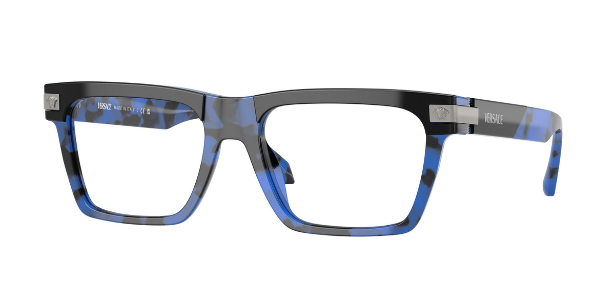 Versace VE3354 Top Black/Havana Blue Eyeglasses