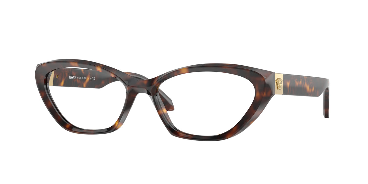 Versace VE3356 Havana Eyeglasses