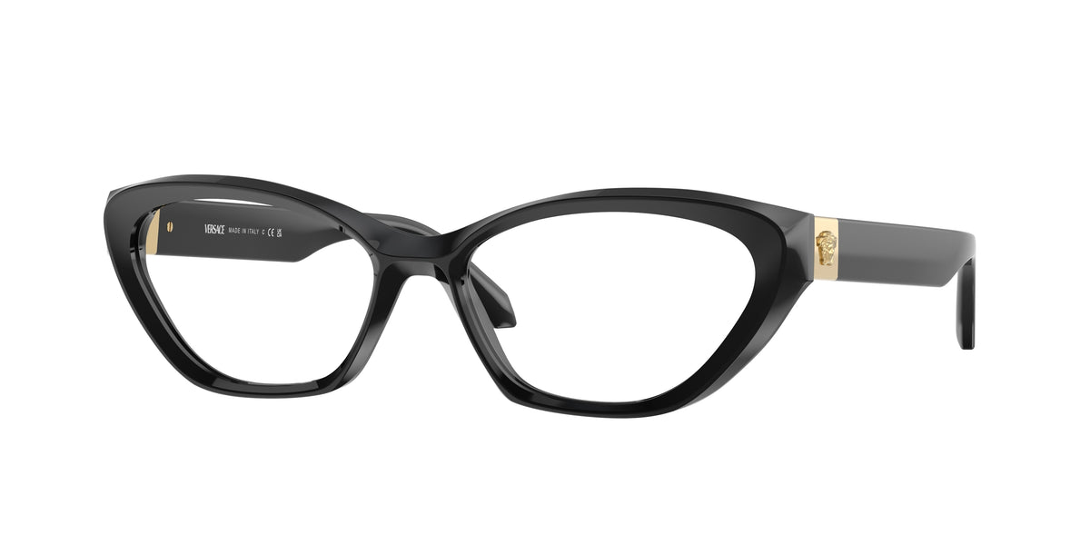 Versace VE3356 Black Eyeglasses
