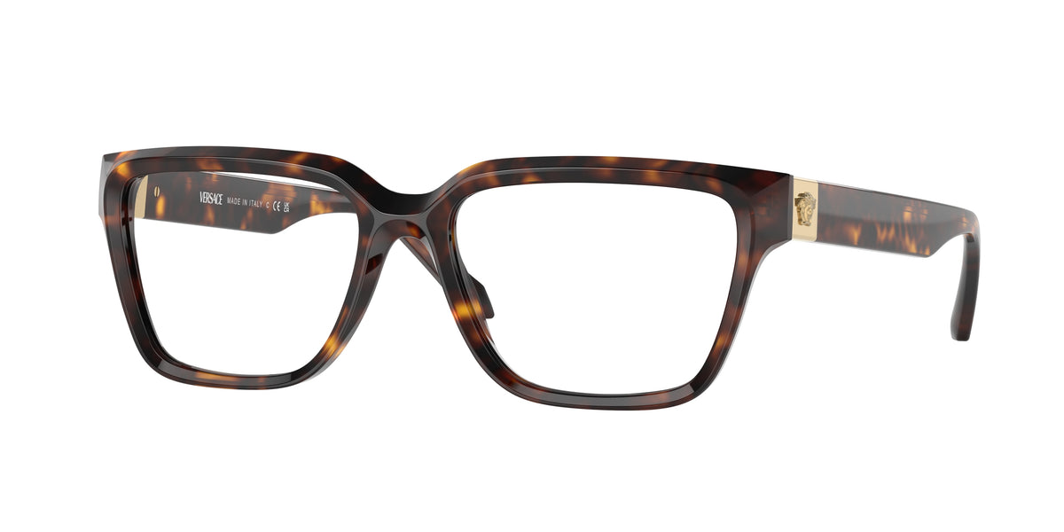Versace VE3357 Havana Eyeglasses