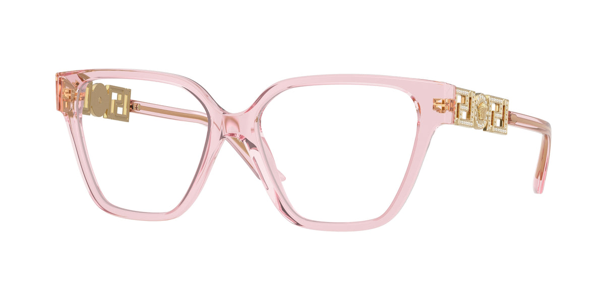 Versace VE3358B Transparent Pink Eyeglasses