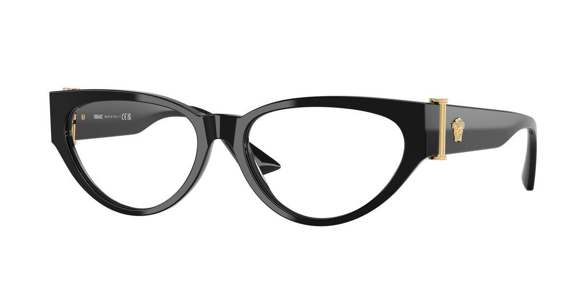 Versace VE3366F Black Eyeglasses