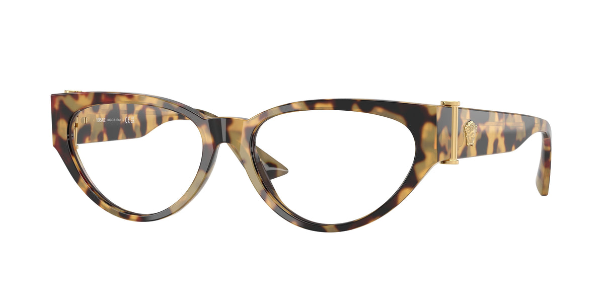 Versace VE3366 Brown/Yellow Havana Eyeglasses