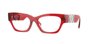 Versace VE3367U Red Transparent Eyeglasses