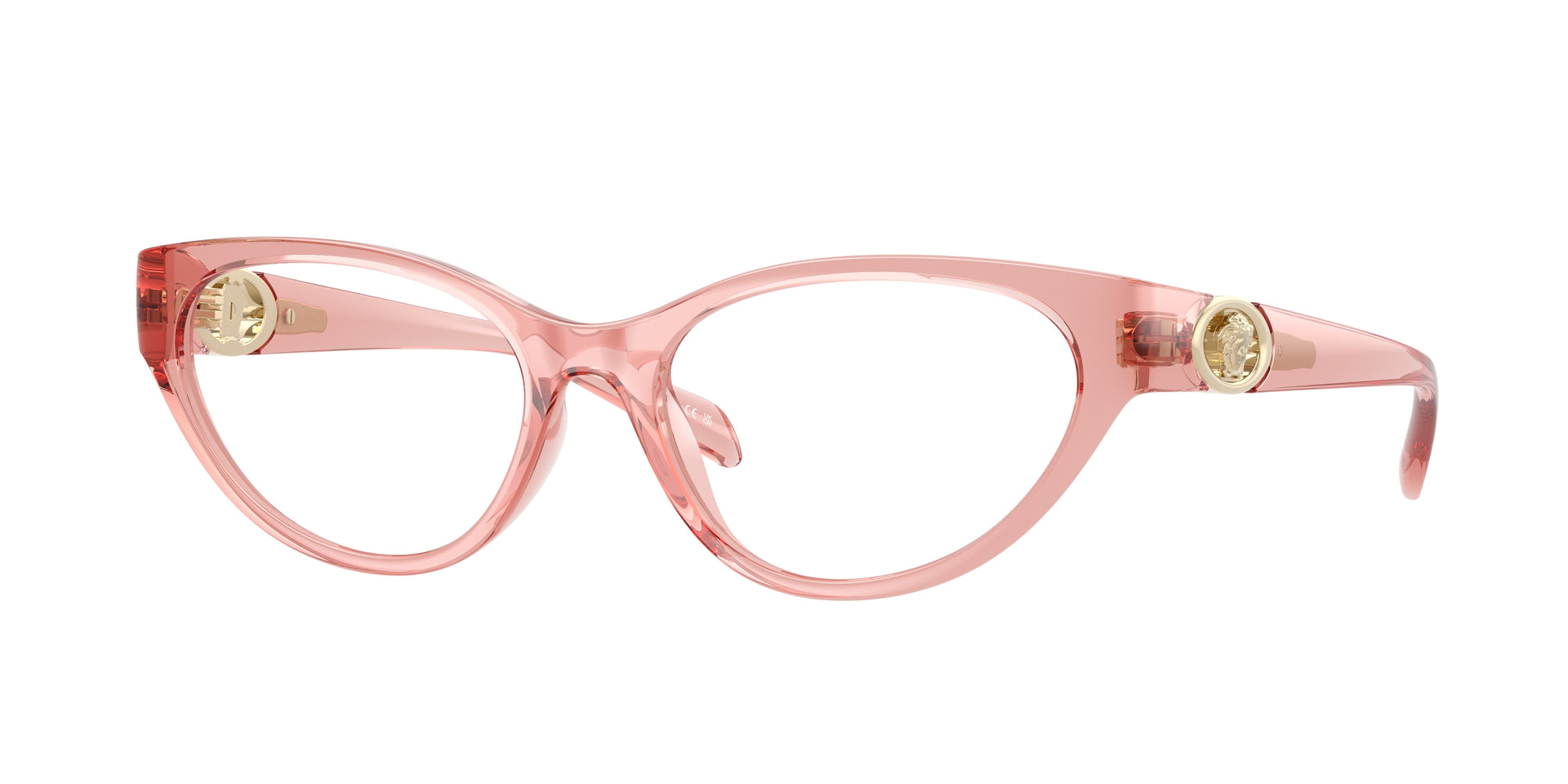 Versace VE3372U Transparent Pink Eyeglasses