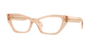 Versace VE3373U Transparent Light Brown Eyeglasses