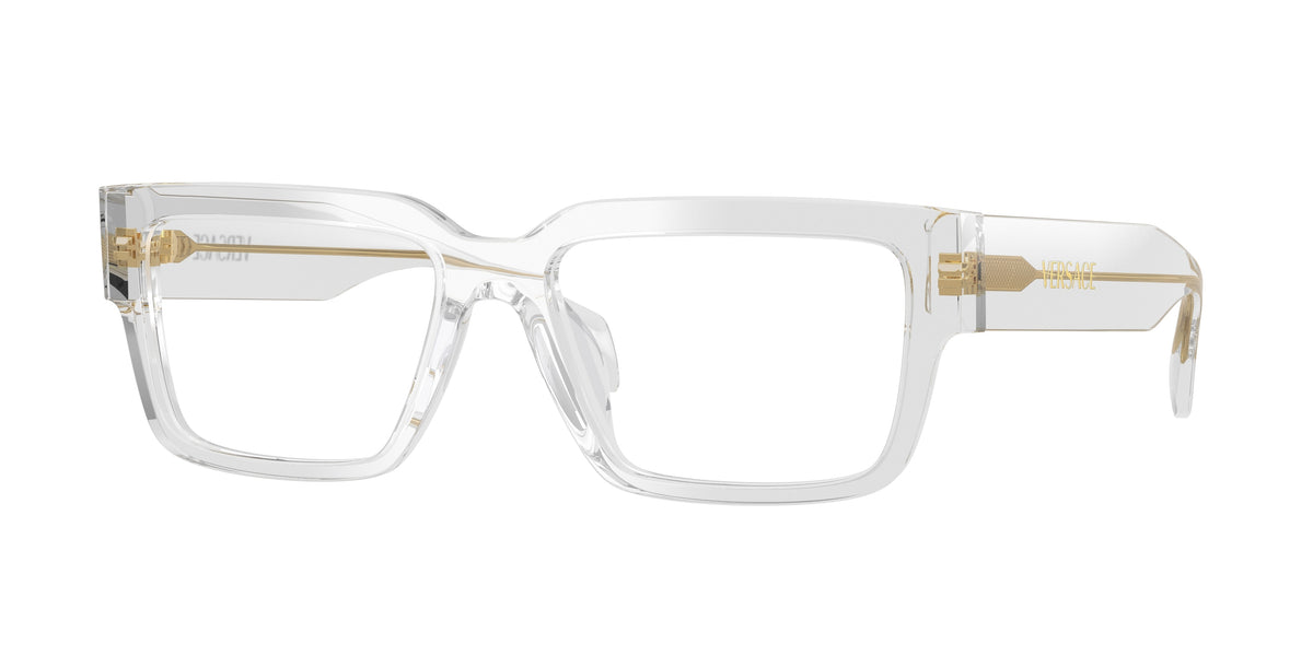 Versace VE3374U Light Transparent Grey Eyeglasses