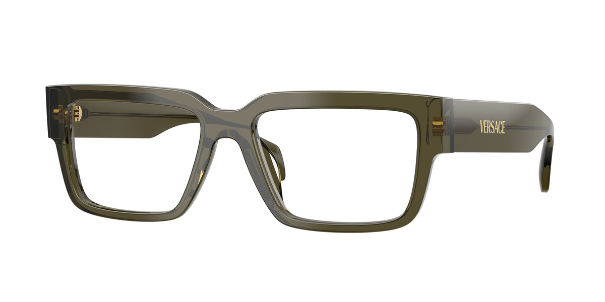 Versace VE3374U Transparent Dark Green Eyeglasses