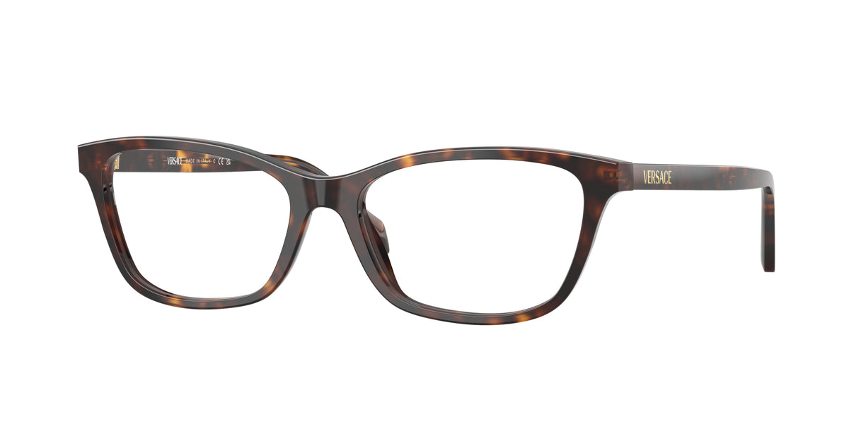Versace VE3375F Havana Eyeglasses