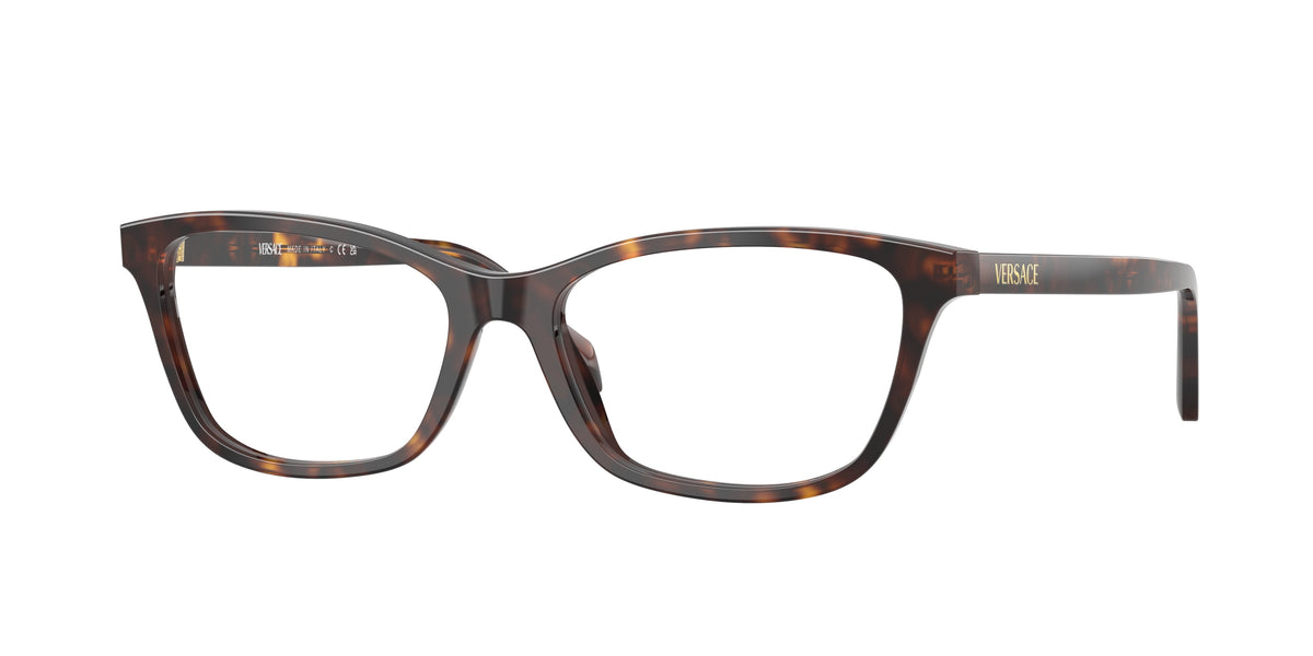 Versace VE3375 Dark Havana Eyeglasses