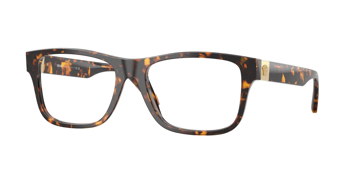 Versace VE3380 Havana Tortoise Eyeglasses