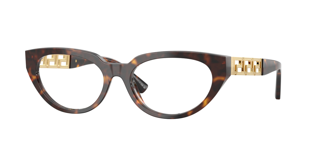 Versace VE3383 Havana Eyeglasses