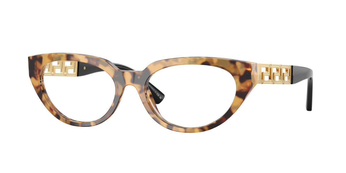 Versace VE3383 Tortoise Brown Eyeglasses