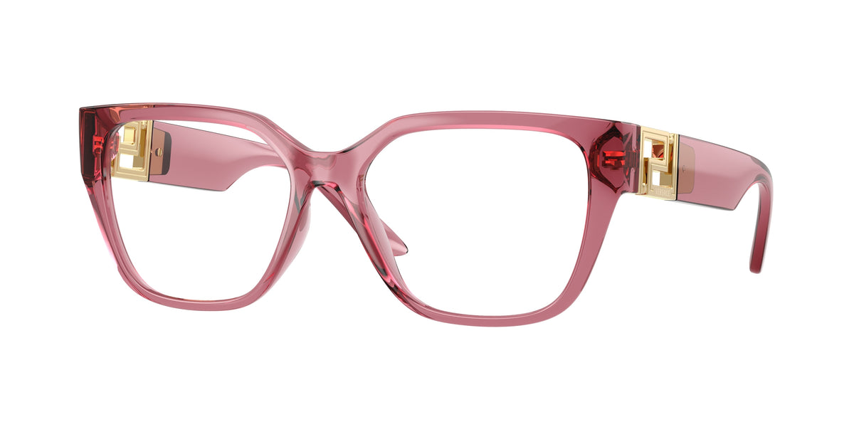 Versace VE3387U Transparent Pink Eyeglasses