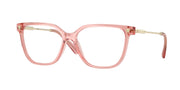 Versace VE3388U Peach Transparent Eyeglasses