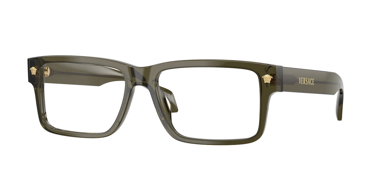 Versace VE3391U Dark Green Transparent Eyeglasses