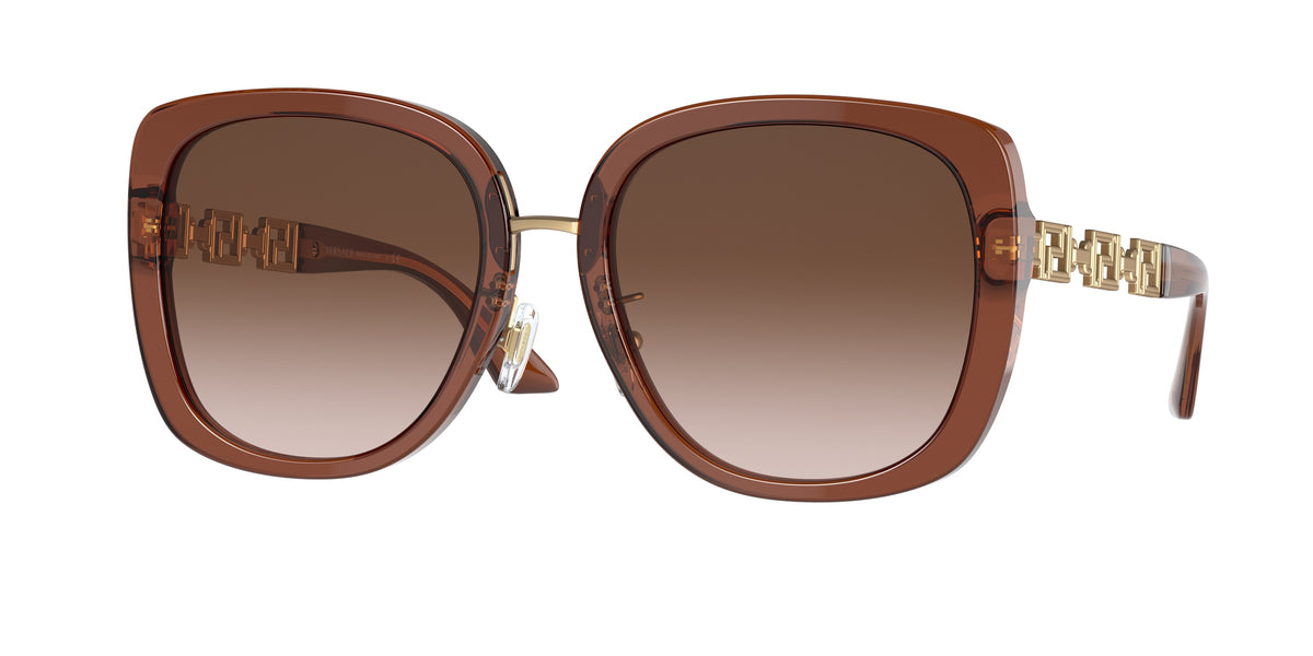 Versace VE4407D Transparent Brown Sunglasses