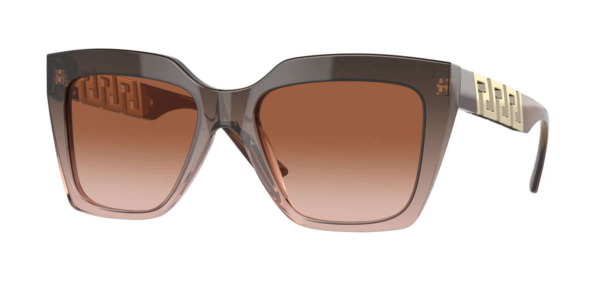 Versace VE4418 Brown Transparent Gradient Beige Sunglasses