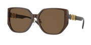 Versace VE4449D Transparent Brown Sunglasses