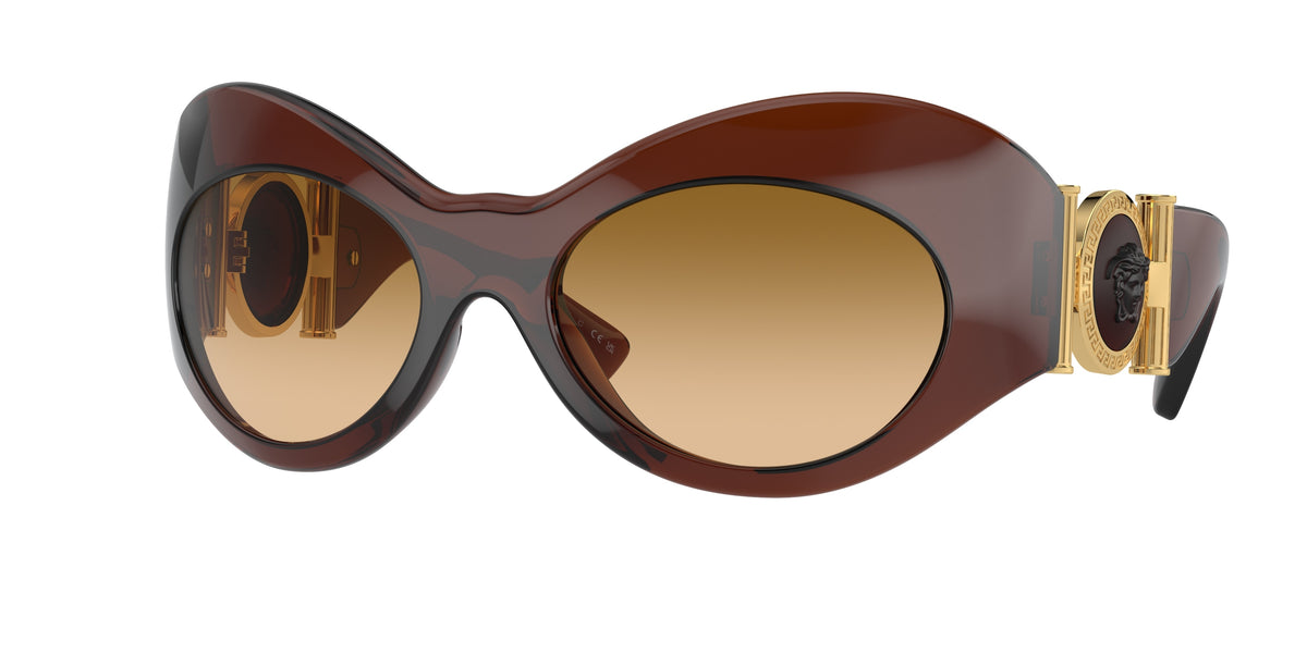 Versace VE4462 Transparent Brown Sunglasses