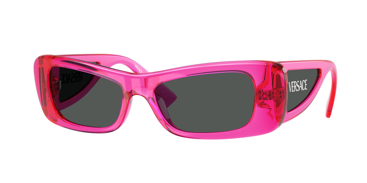 Versace VE4481 Fucsia Fluo Transparent Sunglasses