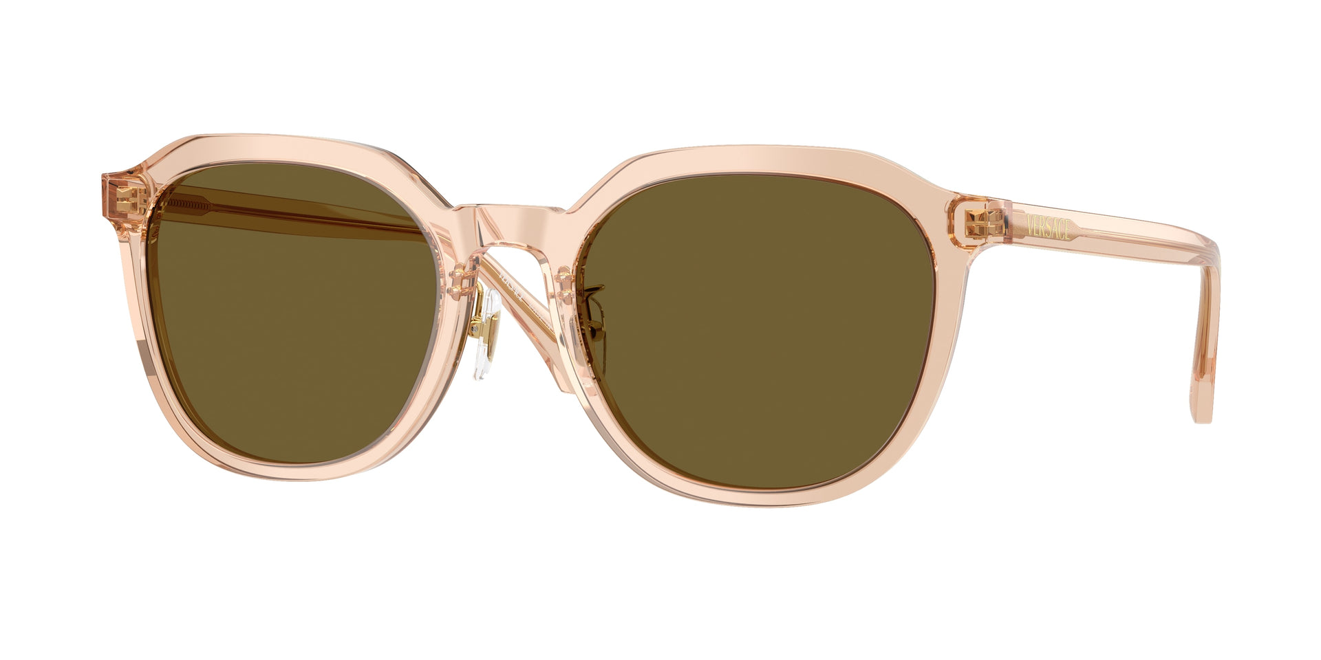Versace VE4493D Transparent Light Brown Sunglasses
