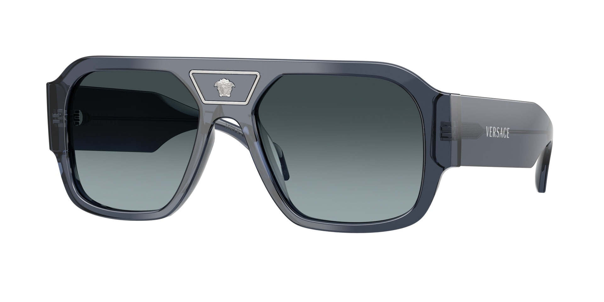 Versace VE4508U Transparent Dark Blue Sunglasses